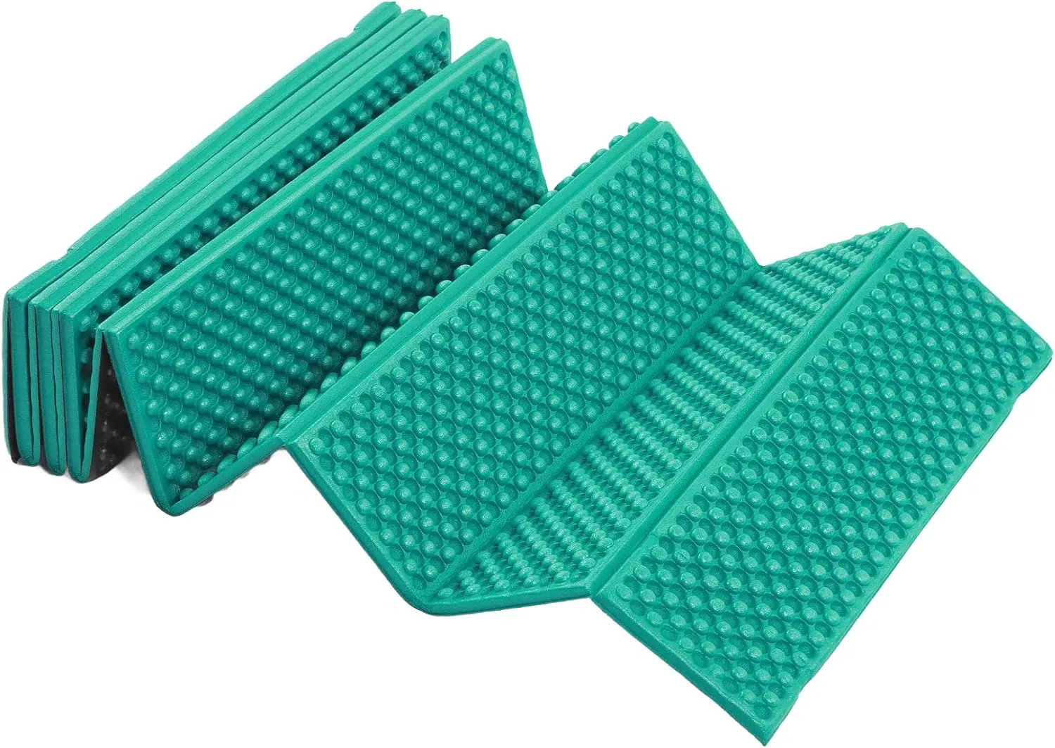 Double Egg Crate Foam Sleeping Pad Foldable Thickened Sleep Mat for Outdoor Camping 186x57CM