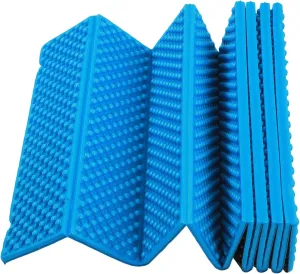 Double Egg Crate Foam Sleeping Pad Foldable Thickened Sleep Mat for Outdoor Camping 186x57CM
