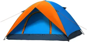 Double-Layer Outdoor Camping Tent 3-4 Person Awning, Family Camping Tent, Protection,200 x 200 x 130Cm