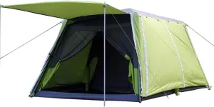 Double Layer Portable Outdoor Lightweight Tent for 5-6 Persons, Pop Up Tent Waterproof Sun Shade Anti Uv for Beach/Hiking/Backpacking/Fishing Instant 4 Season Sun Shelter