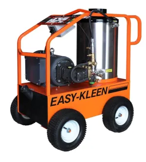 Easy-Kleen EZO3035E-GP Commercial Hot Water Electric Pressure Washer, 3.5 GPM, 3000 psi, 1750 RPM Electric Drive, 7.5V/220V/1 Phase, Orange
