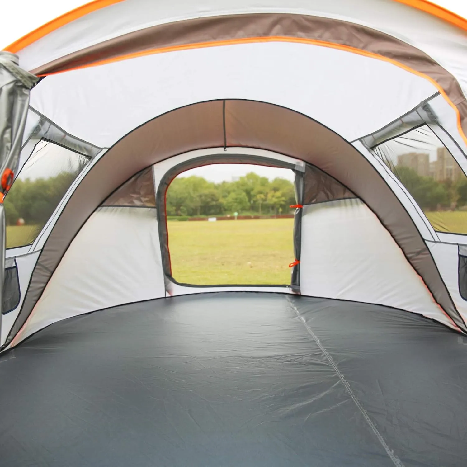 EchoSmile Camping Instant Pop Up Tent, 2/4/6/8/10 Person, Water Resistant Dome, Easy Setup for Camping Hiking and Outdoor, Portable with Carry Bag, 3 Season