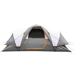 EchoSmile Camping Instant Tent, 8 Person Camping Tent, Waterproof Dome Tent with Rainfly, Portable Tent with Carry Bag for 3 Seasons, Easy Setup for Camping, Hiking and Outdoors
