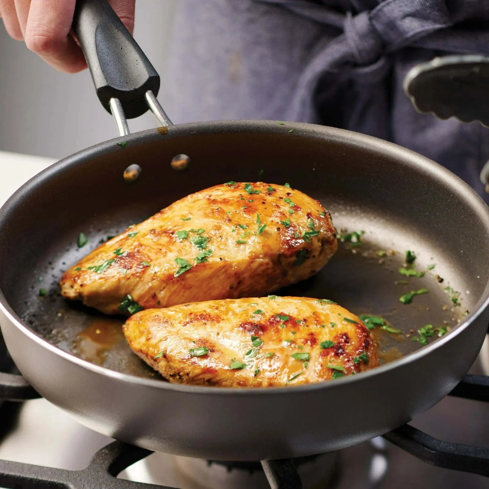 Efficient returns pan LunaLulink nonstick Top pick set Cookware 9-piece