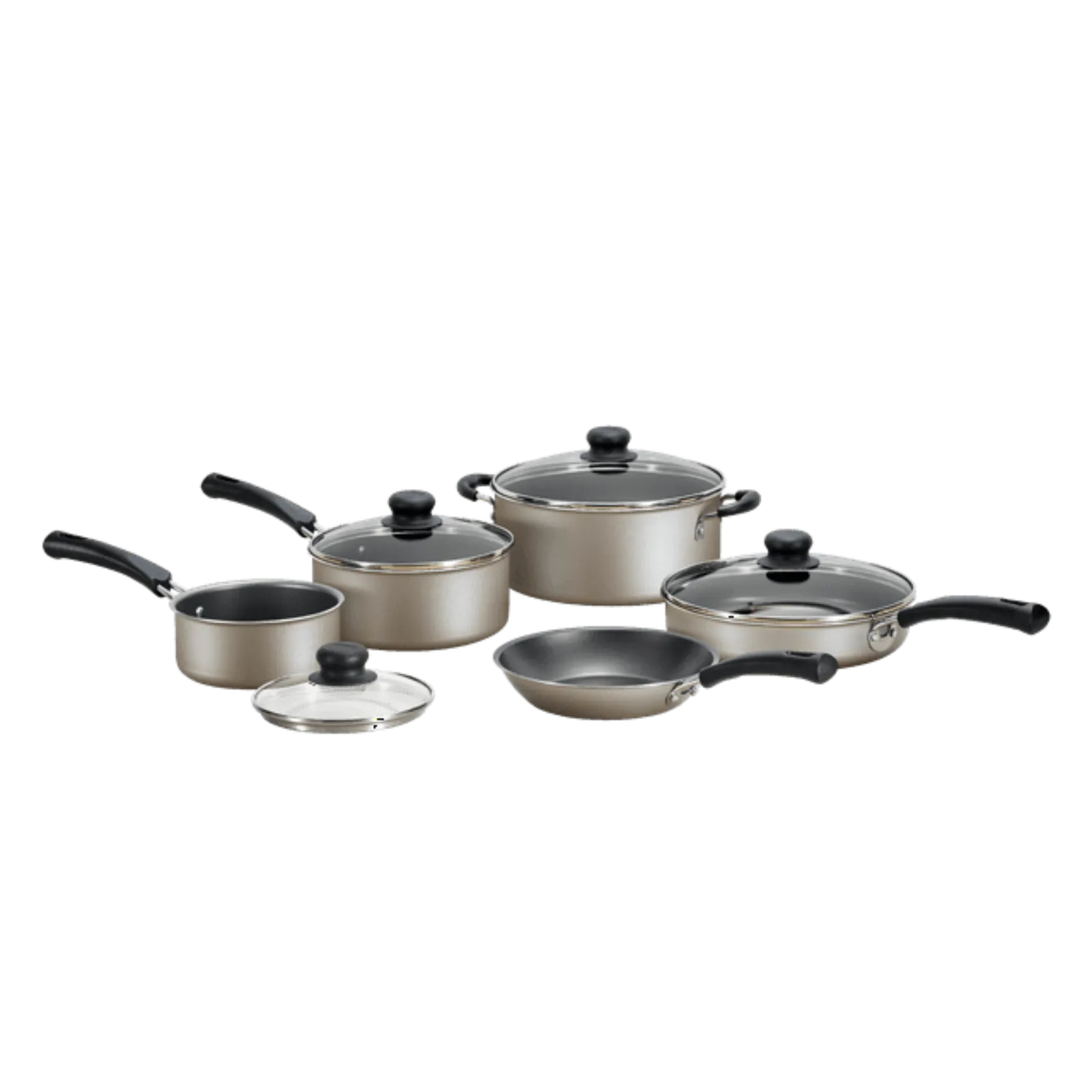 Efficient returns pan LunaLulink nonstick Top pick set Cookware 9-piece