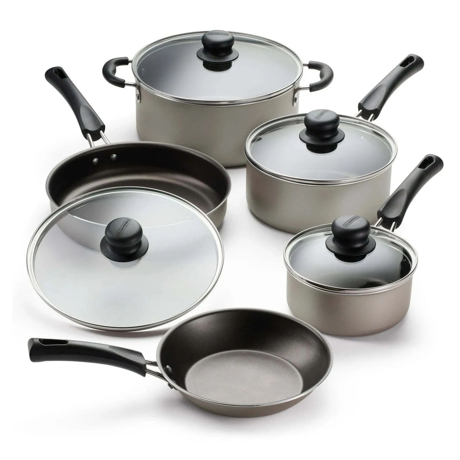 Efficient returns pan LunaLulink nonstick Top pick set Cookware 9-piece