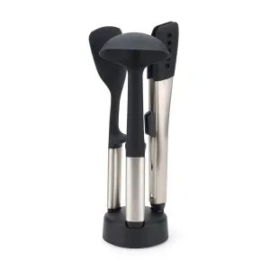 Elevate™ Fusion 3-Piece Stainless-steel Utensil Set with Compact Stand