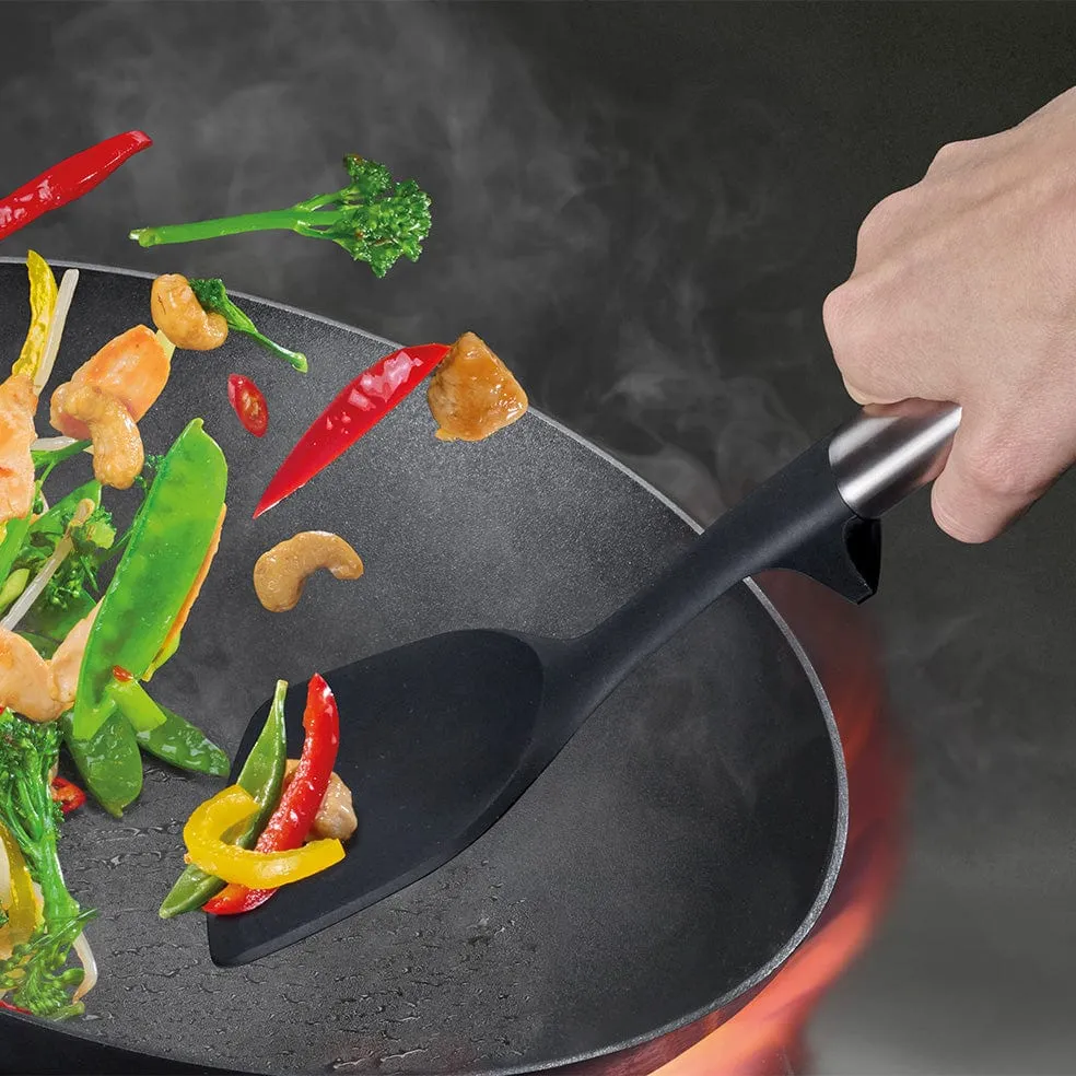 Elevate™ Fusion 3-Piece Stainless-steel Utensil Set with Compact Stand