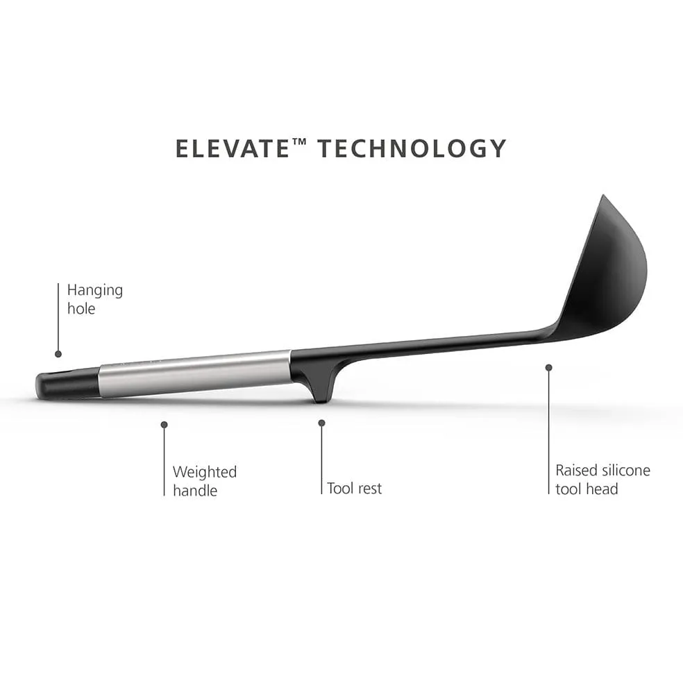 Elevate™ Fusion 3-Piece Stainless-steel Utensil Set with Compact Stand