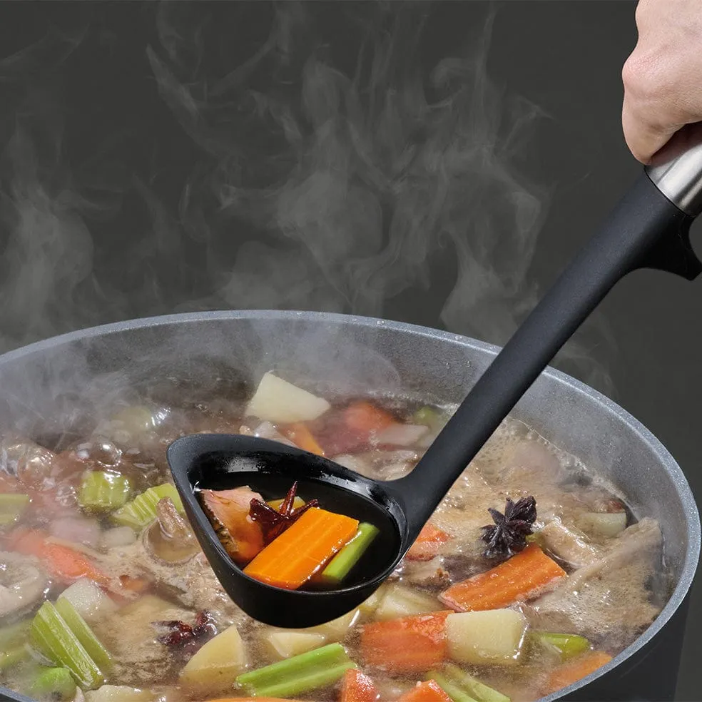 Elevate™ Fusion 3-Piece Stainless-steel Utensil Set with Compact Stand