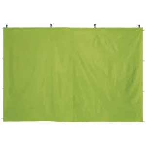 ergodyne® Shax 6091 Pop-Up Tent Sidewall, 120" x 120", Polyester, Lime