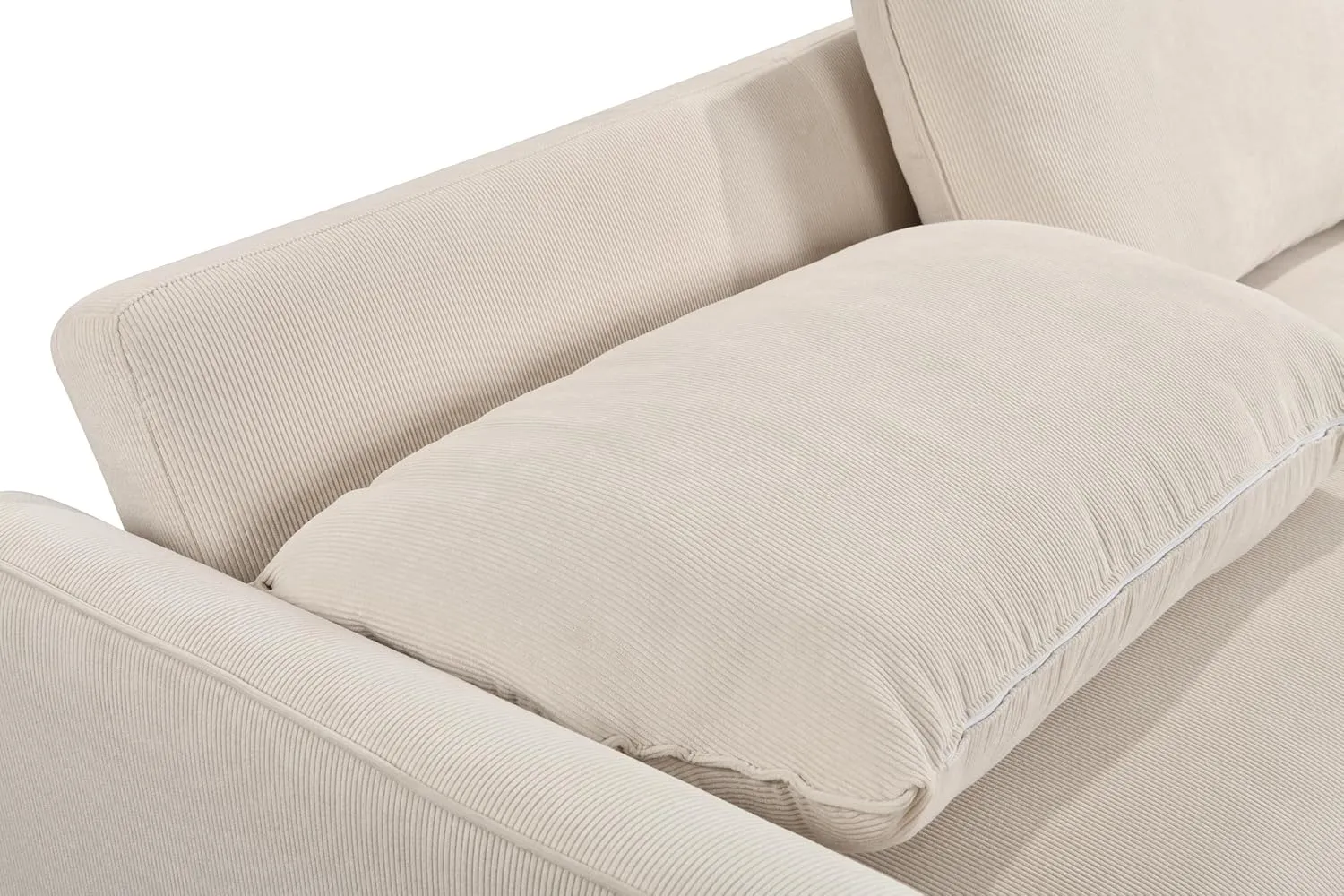 ERYE 78" W Oversized Loveseat Sofa Convertible Queen Size Sofabed, Soft Corduroy Upholstery Love Seat Sofa&Couch with Pull Out Sleeper Couch Bed & Reclining Backrest for Home Apartment RV Living Room