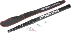 Extendable Hiking Poles w/Carabiner - Collapsible Trekking Poles for Climbers