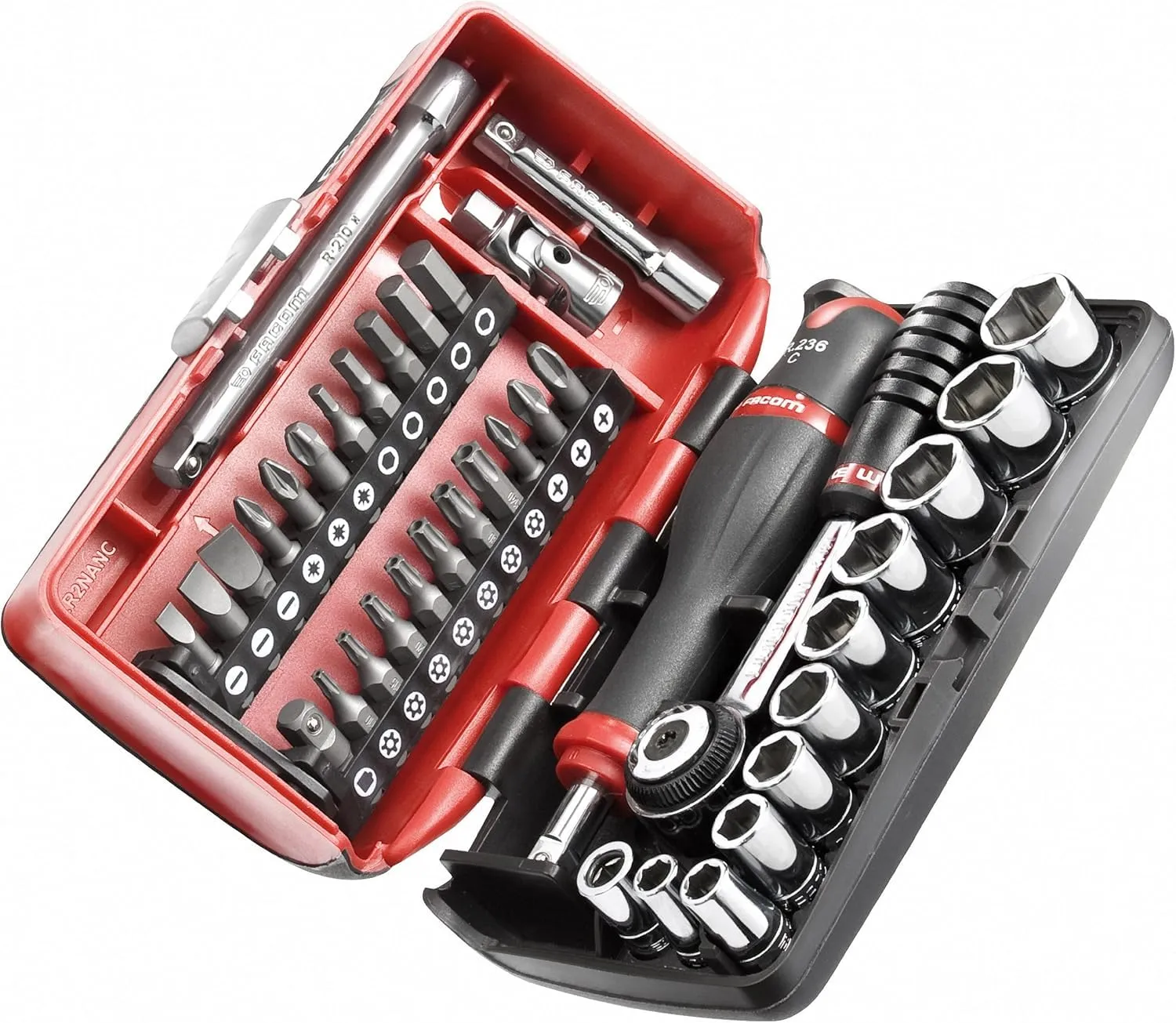 FACOM R2NANO SOCKET SET, ULTRA COMPACT 1/4" SET