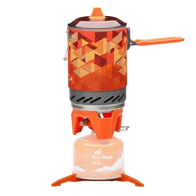 Fire Maple X2 Outdoor Gas Stove Burner Tourist Portable Cooking System With Heat Exchanger Pot