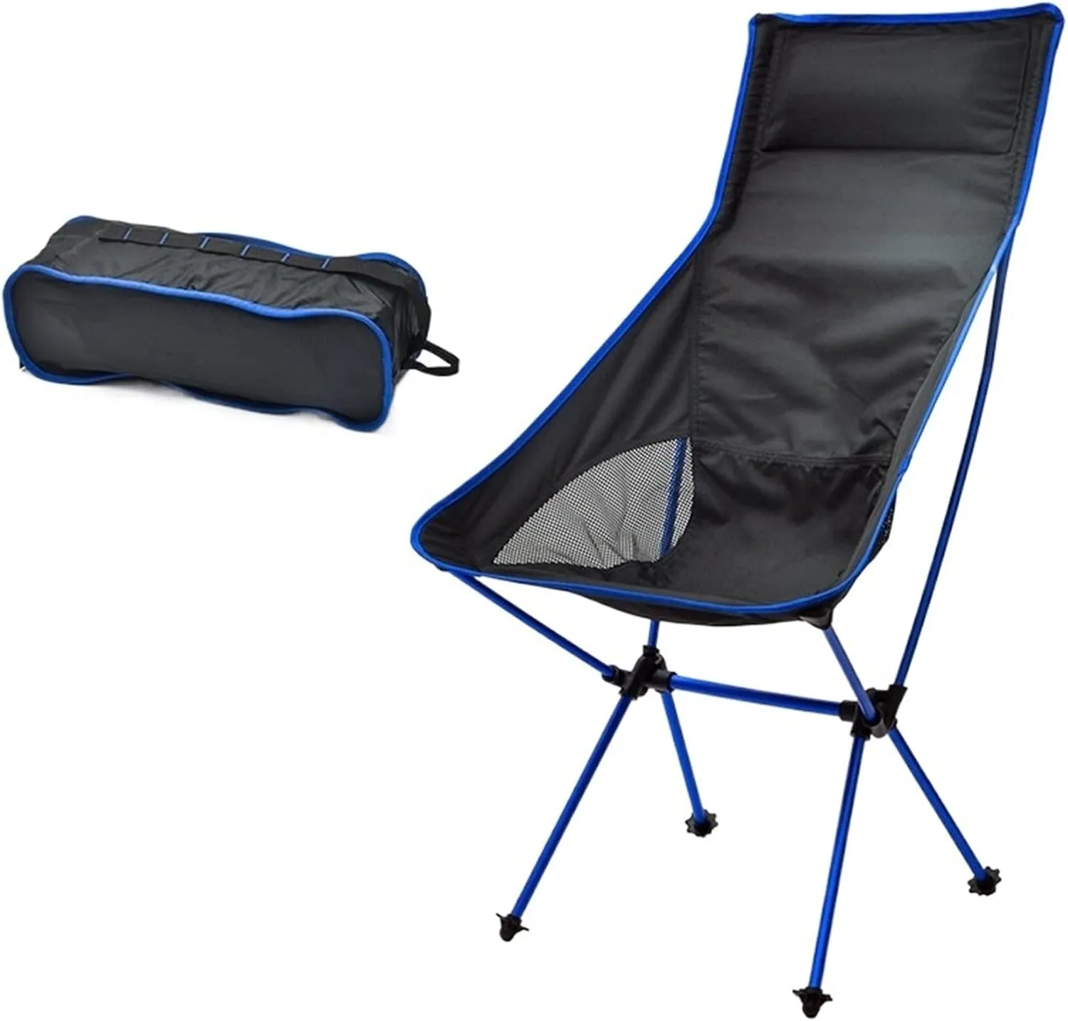 Fishing Chair Outdoor Camping Chairs Folding Moon Chair Portable Extended Hiking Seat Beach Fishing Chair Ultralight Garden Picnic Furniture