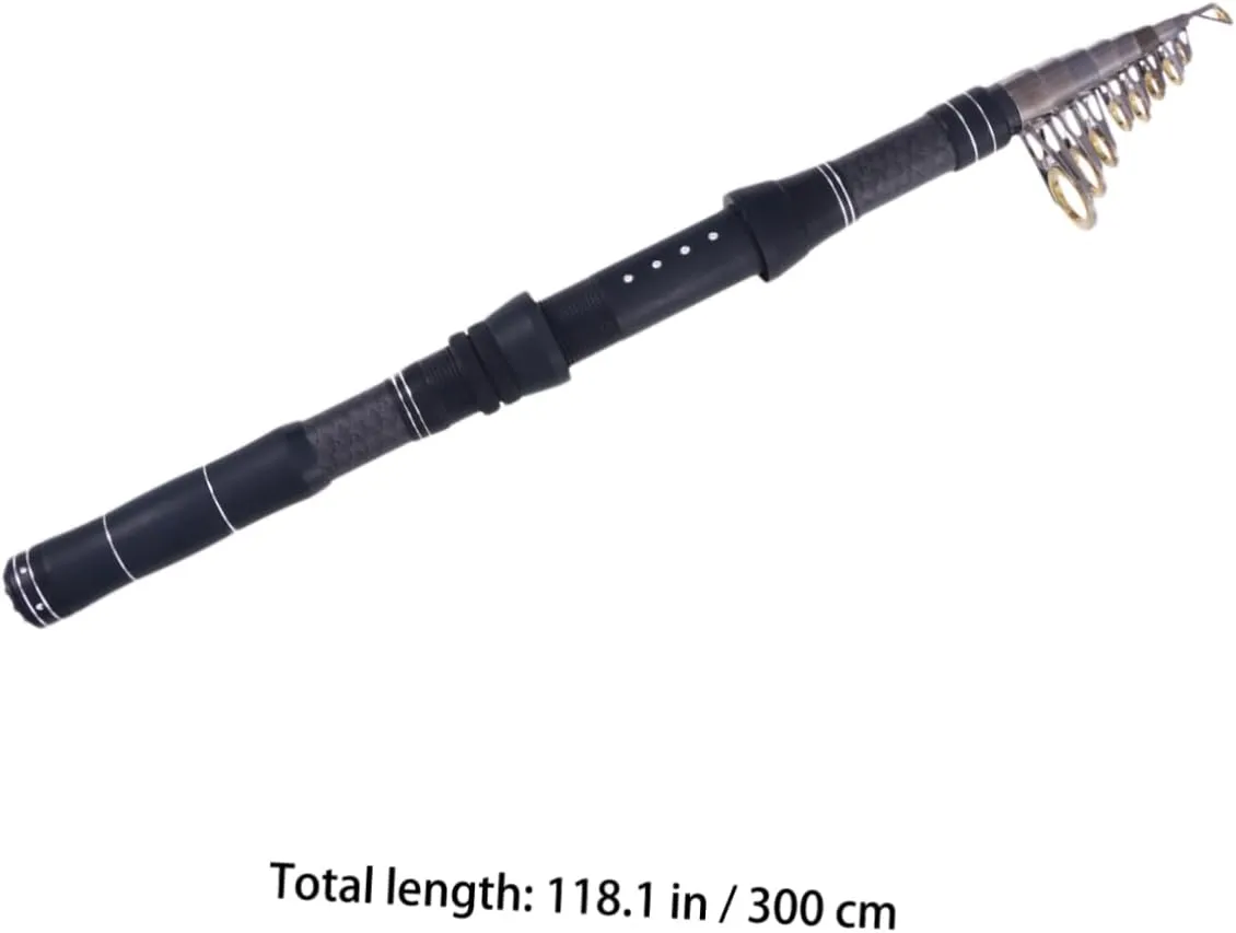 Fishing Rod Carbon to Rotate Stream Pole