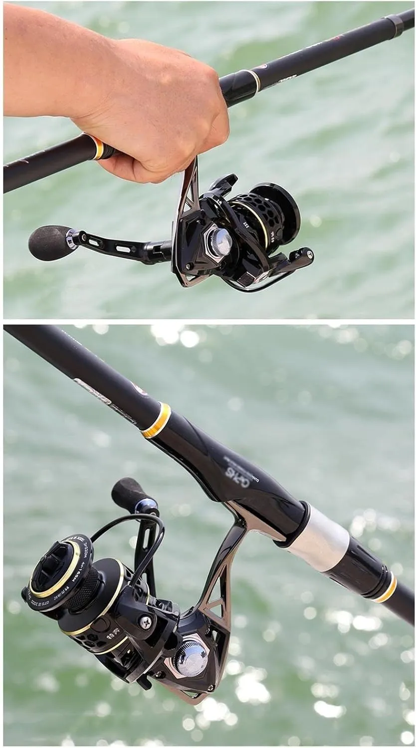 Fishing Rod Kit Fishing Rod and Reel Combos Carbon Fiber Telescopic Fishing Pole/Metal Fishing Reel Sea Saltwater Freshwater Kit Fishing Rod Kit Fishing Gear Fishing Pole