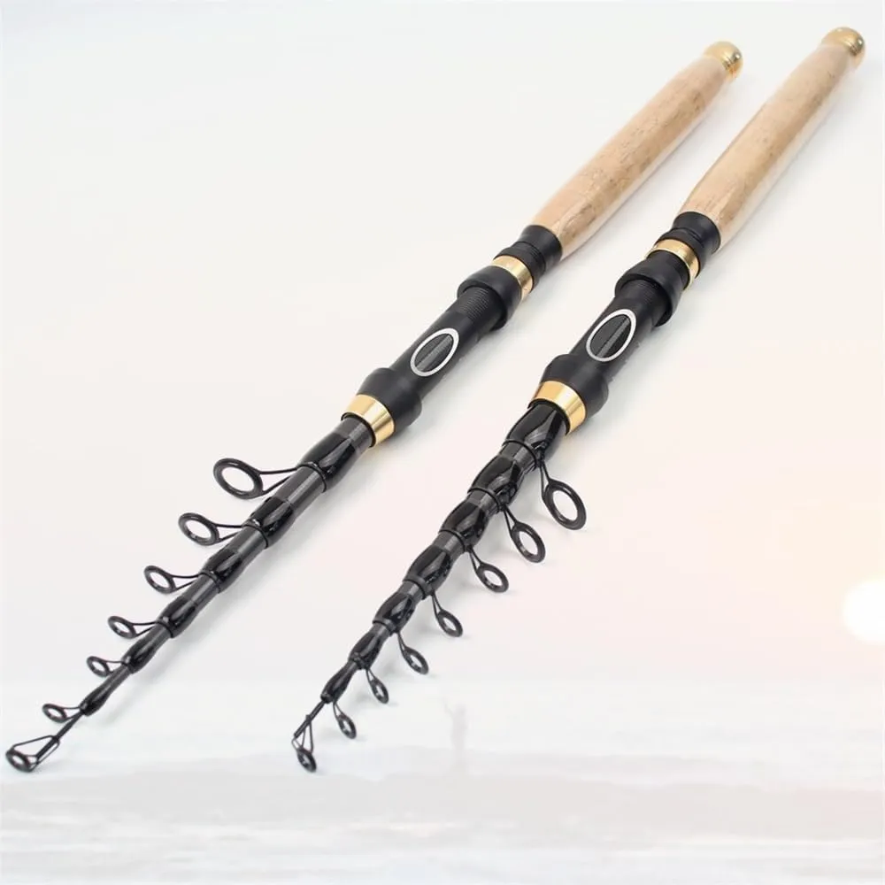 Fishing Rod Multifunctional Portable Lure Fishing Rod Telescopic Carp Pole Fishing Tackle Pocket Travel Fishing Rod Portable Fishing Pole(2.7m)