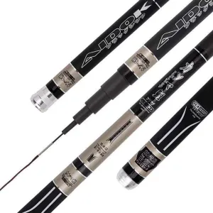 Fishing Rod Spinning Ultralight Super Hard Carbon Fiber Telescopic Hand Pole Long Section for Carp