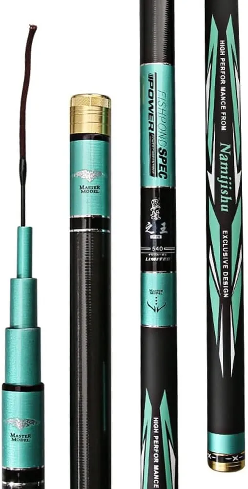 Fishing Rod Telescopic Carbon Fiber Carp Rods Super Hard Ultralight Hand Pole 19 Tone 2.7m 3.0m 3.6m 3.9m 4.5m 4.8m 5.4m 5.7m 6.3m Rivers Streams Lakes Pond