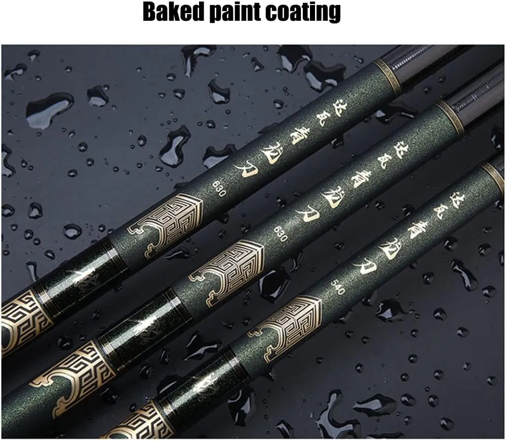 Fishing Rod Telescopic Carbon Fiber Super Hard Ultralight Hand Pole 3.6m 3.9m 4.5m 4.8m 5.4m 5.7m 6.3m 7.2m 8.1m Rivers Lakes Reservoirs Streams