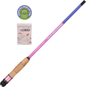Fishing Rod - Telescopic Fishing Rod | Carbon Fiber Fishing Pole | Lightweight Tackle Stick | Compact Fishing Gear for Trout Walleye, Right/Left Handle Position, Suitable for Inshore Fishing