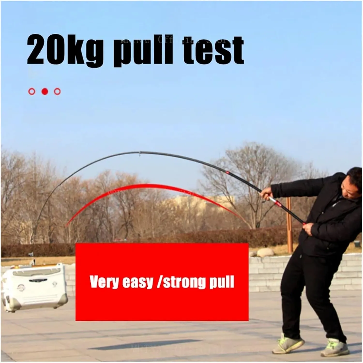 Fishing Rod Telescopic Fishing Rod Travel Surf Rod Spinning Power Throwing Surfcasting Carbon Baitcasting Rod(2.7M)
