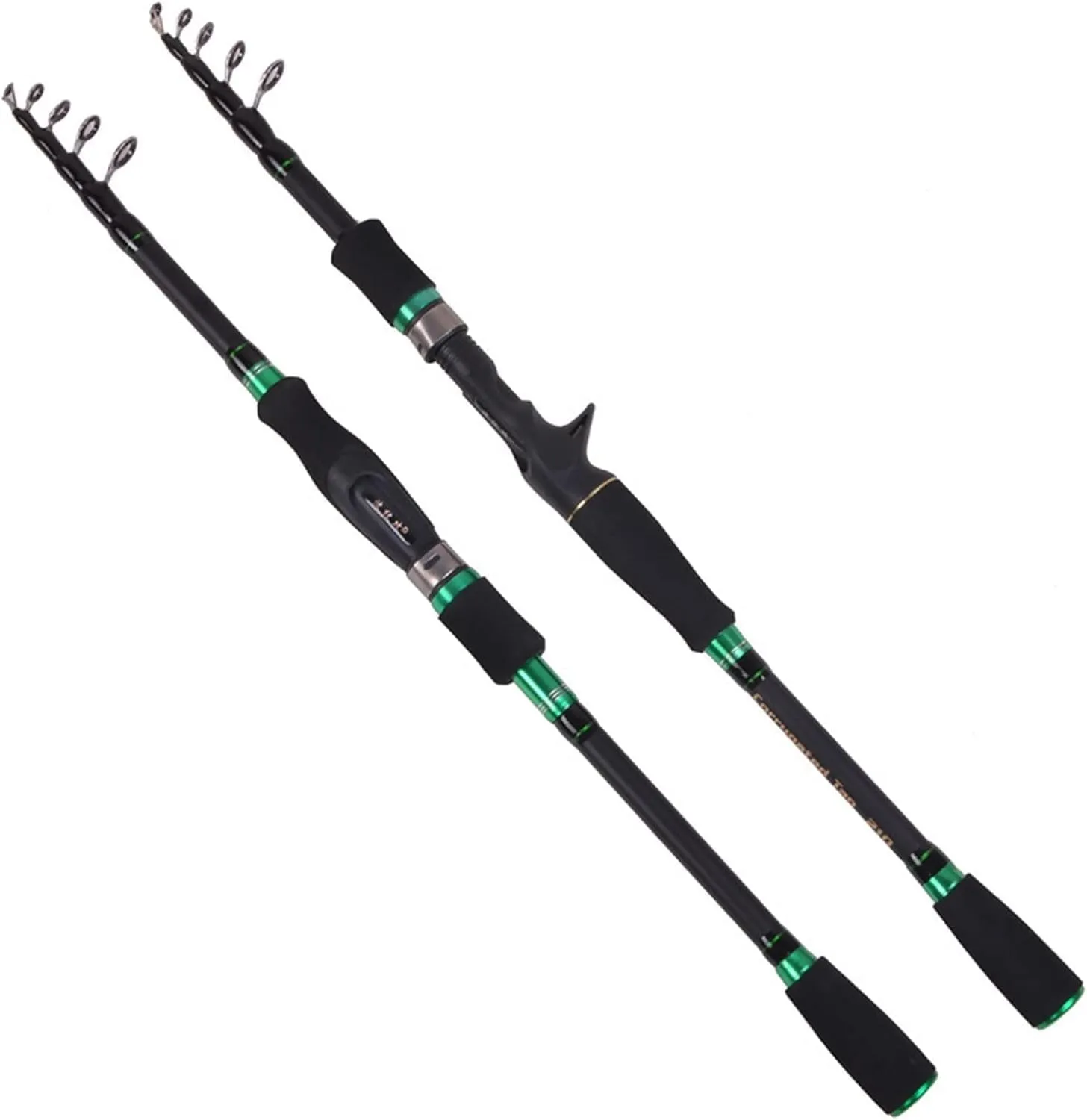 Fishing Rods Portable Tackle, 1.8-2.7m Bait Fishing Rods Spinning Casting Rods Telescopic Travelling Rods