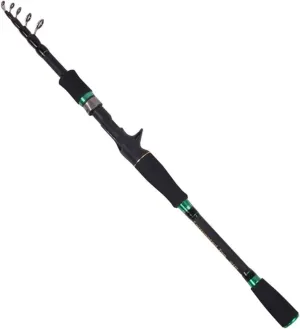Fishing Rods Portable Tackle, 1.8-2.7m Bait Fishing Rods Spinning Casting Rods Telescopic Travelling Rods