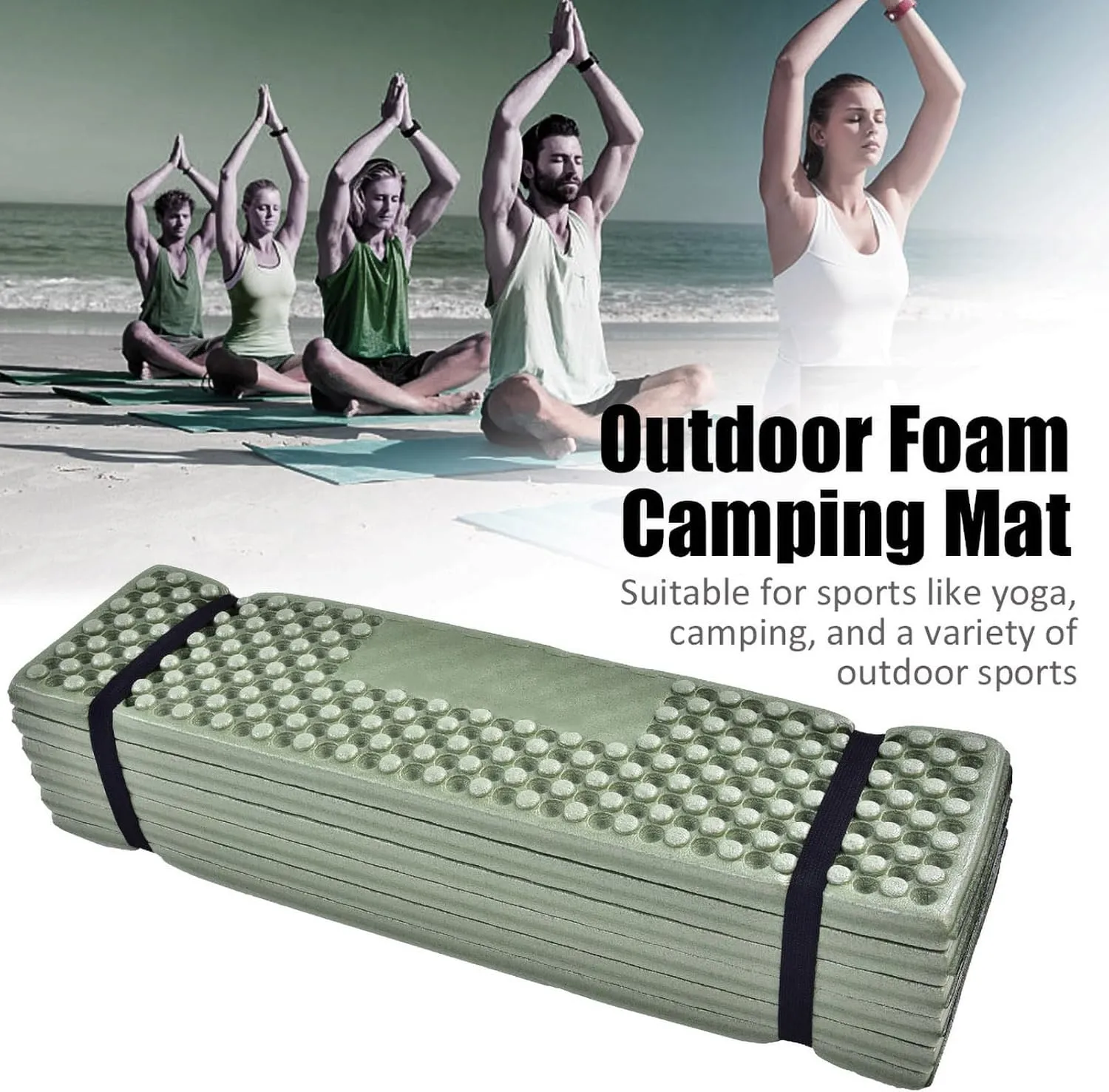 Foam Camping Mat Ultralightweight Sleeping Pad Waterproof Mattress Yoga Camping