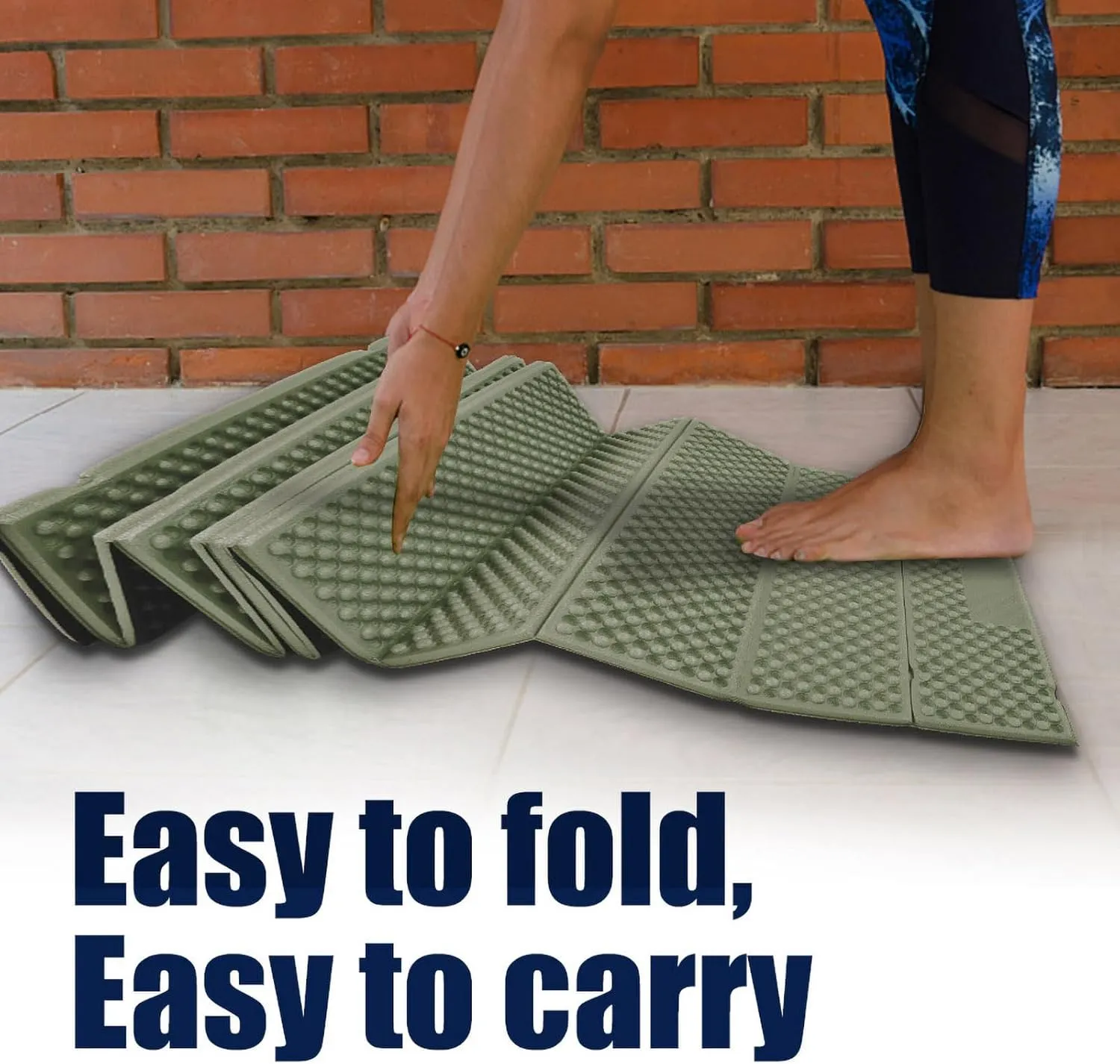 Foam Camping Mat Ultralightweight Sleeping Pad Waterproof Mattress Yoga Camping