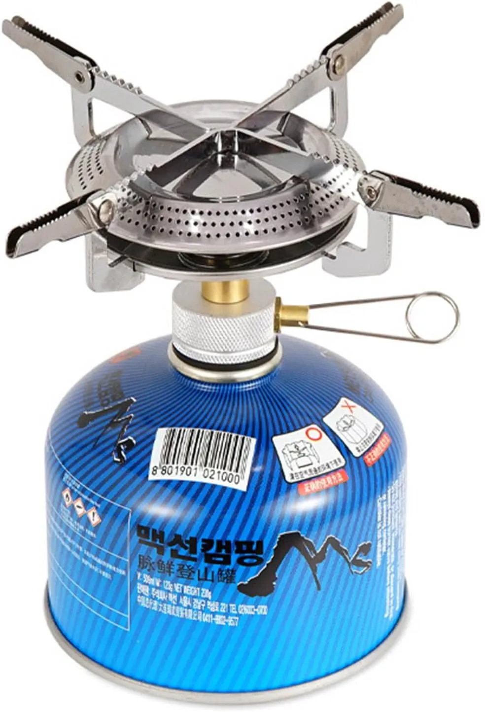 Foldable Gas Stove Lightweight Portable Cookout Burner Camping Hiking Picnic Cooking