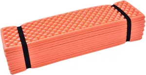 Folding Foam Mat, Outdoor Foldable Outdoor Camping Beach Mats Folding Beach Tent Sleeping Pad Waterproof Mattress for Yoga, Camping, Picnic(Orange) Camping Tents and