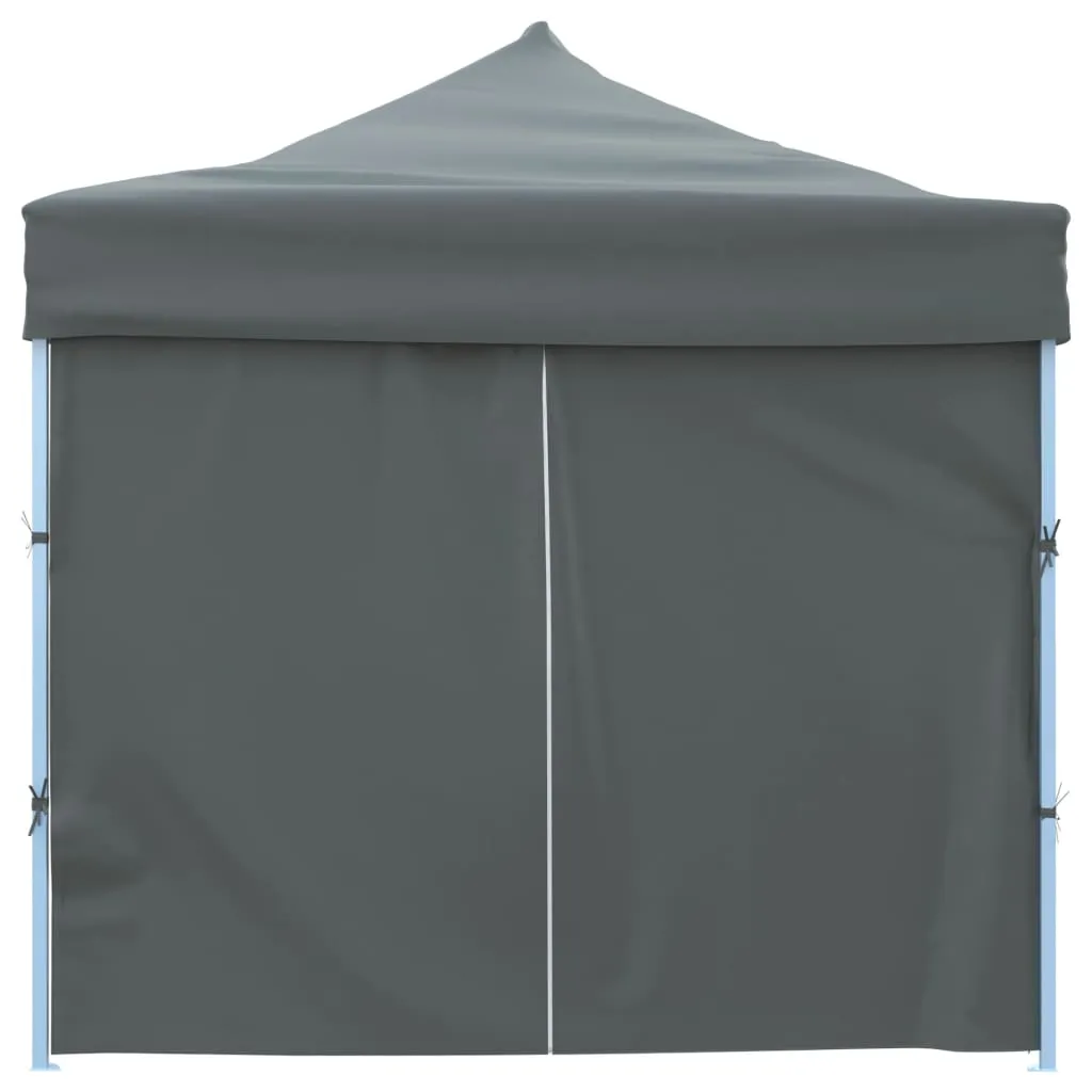 Folding Pop-up Party Tent with 8 Sidewalls 3x9 m Anthracite
