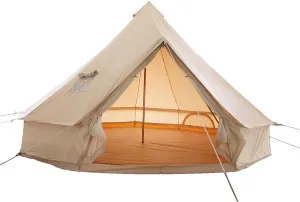 Four Seasons Camp Tent, Outdoor Cotton Tent, Rainproof Portable Folding, Large for 5-6 People.