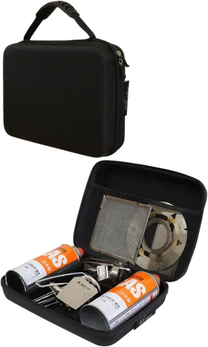 FUTUREFOX Iwatani Junior Compact Burner CB-JCB Storage Case, Single Burner, Compact Camping Stove, Gas Cylinder, Simultaneous Storage, Compatible with ST-310