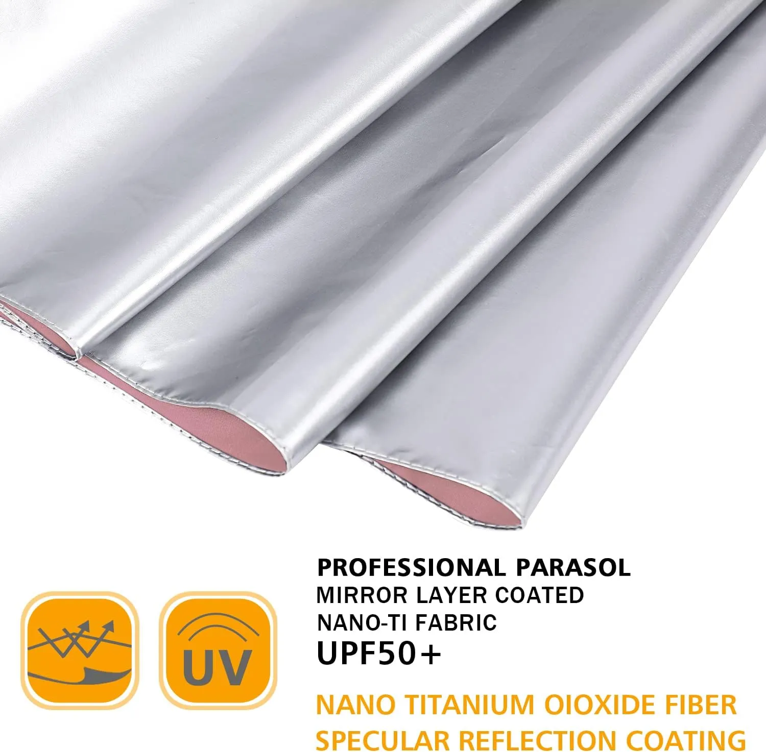 G4Free UPF 50  UV Protection Large Travel Umbrella 42/46 Inch Auto Open Close Windproof Sun Blocking Umbrella