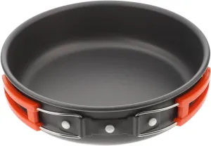 GALPADA Camping Frying Pan Portable Outdoor Cooking Pot Non-Stick Compact Design