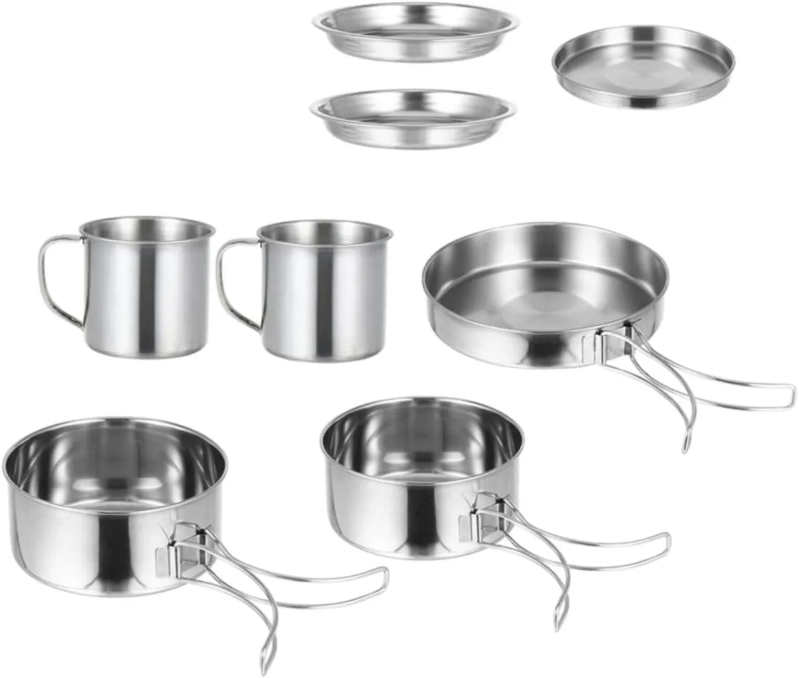GANAZONO Camping Pot Camping Accessories Camping Cookware Grill Tools Cutlery Portable Kettle Airtight Oven