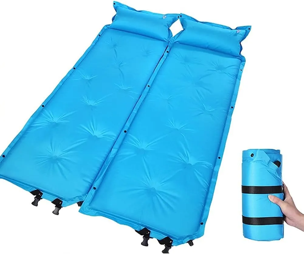 GaRcan Inflatable Sleeping Mattress 2 Colors Camping Mat Self Inflatable Mattresses Camp Inflatable Mattress Outdoor Camp Mat Tent Mat (1 One Seat)