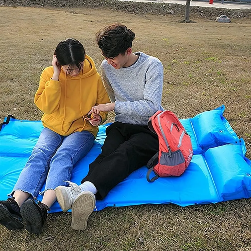GaRcan Inflatable Sleeping Mattress 2 Colors Camping Mat Self Inflatable Mattresses Camp Inflatable Mattress Outdoor Camp Mat Tent Mat (1 One Seat)