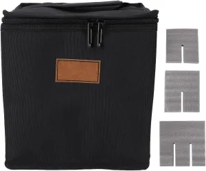 Gas Canister Storage Bag, Oxford Cloth Portable Camping Storage Bag for Gas Canister, Picnic Stove Carrying Bag for Men Women, Outdoor Travel Duffle Bag with Shoulder Strap