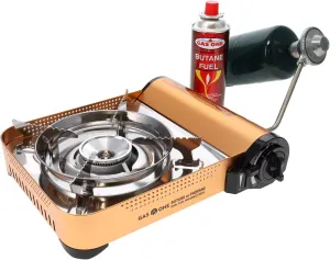 Gas ONE GS-4000P - Camp Stove - Premium Propane or Butane Stove with Convenient Carrying Case - Patented - Great for Camp Stove and Portable Butane Stove for All Cooking Application