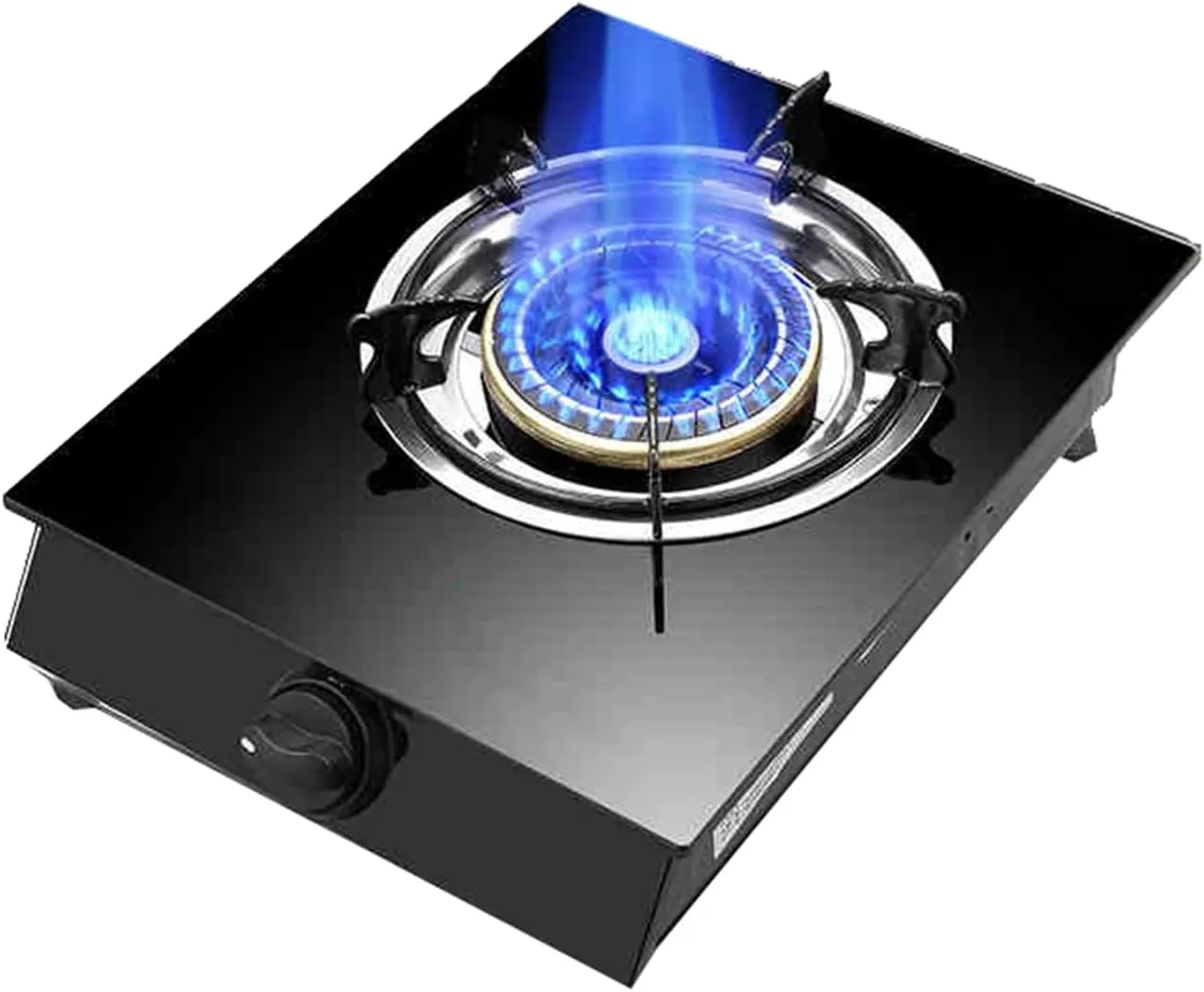 Gas Stove Portable Outdoor for Camping,Indoor Table Top Cooker Single Burner Gas Hob,with Flame Failure Protection,Home(LPG)