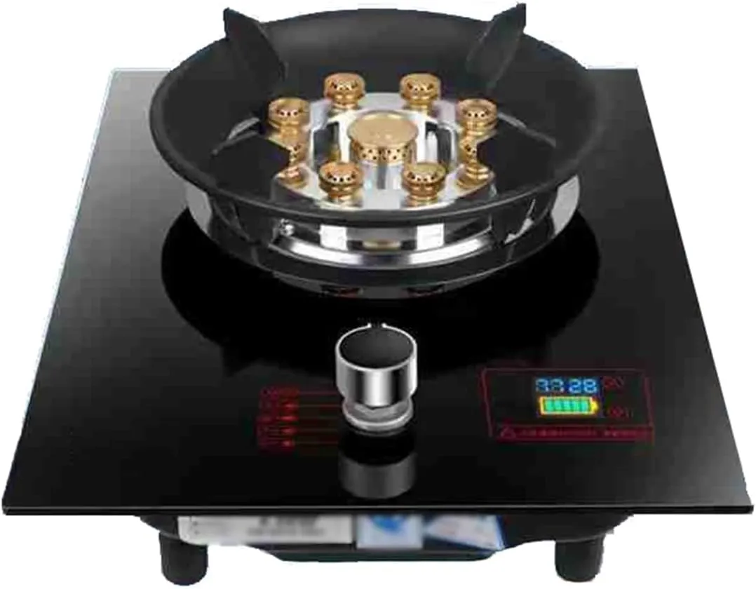 Gas Stove Portable Outdoor for Camping,Table Top Cooker Single Burner Gas Hob,with Flame Failure Protection,for Home(NG)