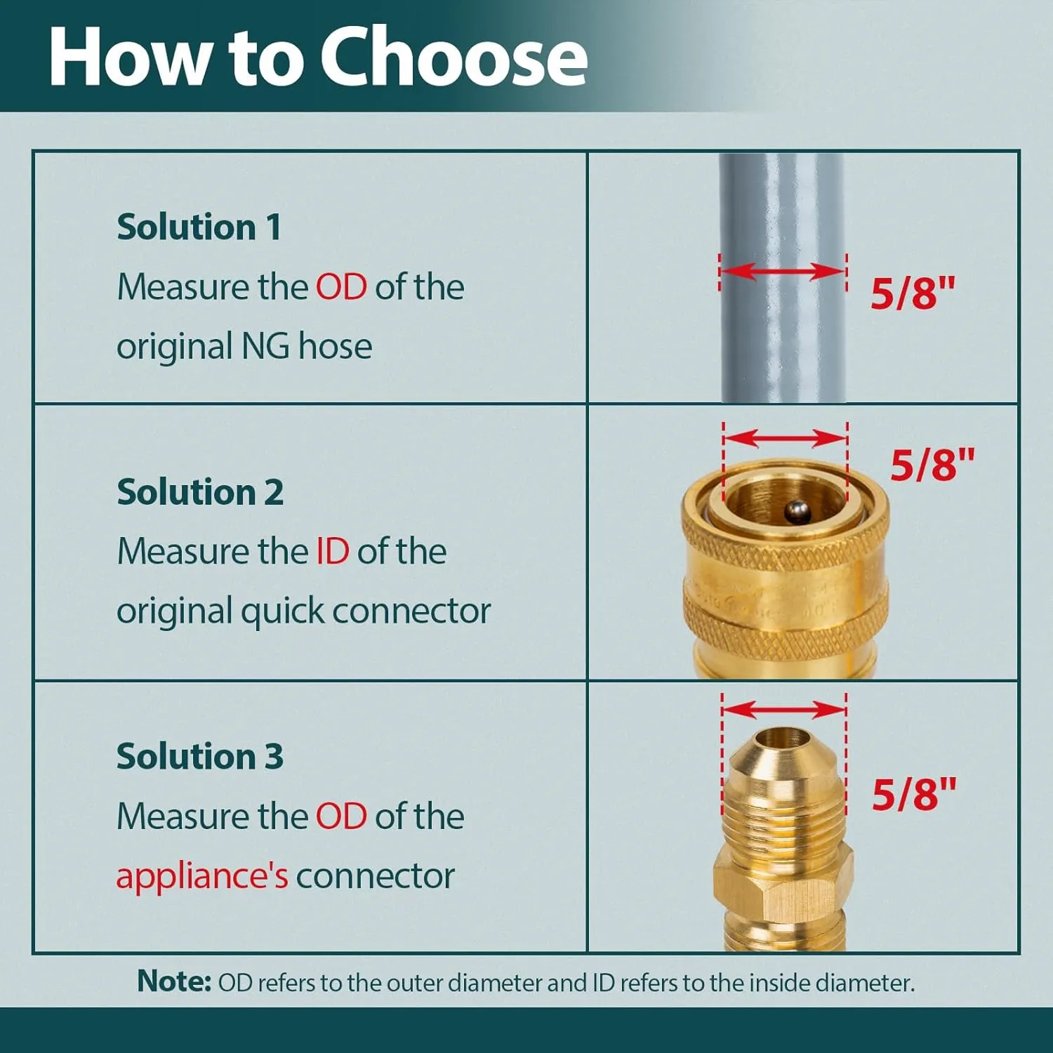 GASPRO 12 Feet 3/8" ID Natural Gas Hose, Low Pressure LPG Hose with Quick Connect, for Weber, Char-broil, Pizza Oven, Patio Heater and More