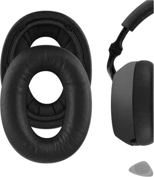 Geekria Elite Sheepskin Replacement Ear Pads for Bowers & Wilkins B&W PX7 Headphones, Ear Cushions, Repair Parts (Black)