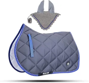 General Saddle Pads with Matching Fly Veil Set (Ship from USA)