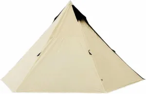 GERRIT Camping Tent, Indian Tent, Seasonal Charm Tent, Double-Layer Waterproof, UV Resistant, Windproof Tent, Outdoor Hiking and Hunting Pyramid Shaped Tent (Color : A)